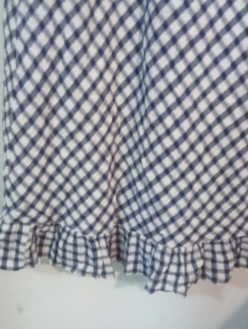 Universal Thread Blue and White Gingham Maxi Dress XXL 2X NWT $40